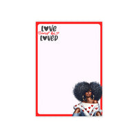 Love and Be Loved 4x6 Notepad