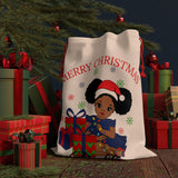 Personalized Merry Christmas Gift Sack for Girls