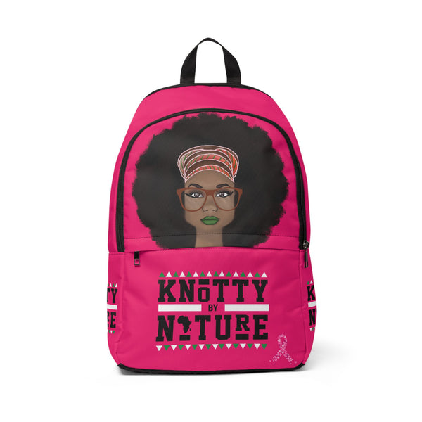 Knotty By Nature Backpack (Pink Ribbon)