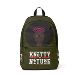 Army Green/White Knotty By Nature Backpack