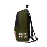 Army Green/White Knotty By Nature Backpack